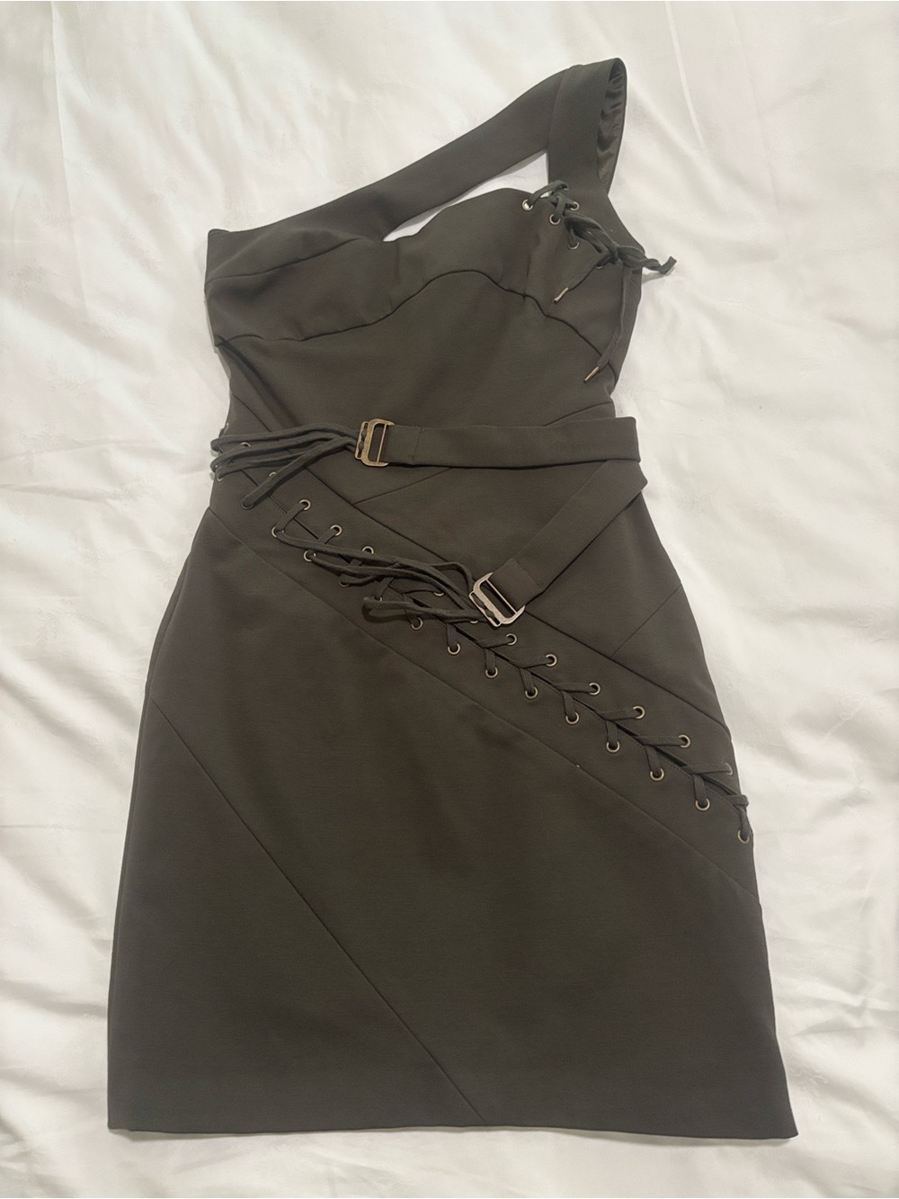 L.A.M.B. Green Mini Dress